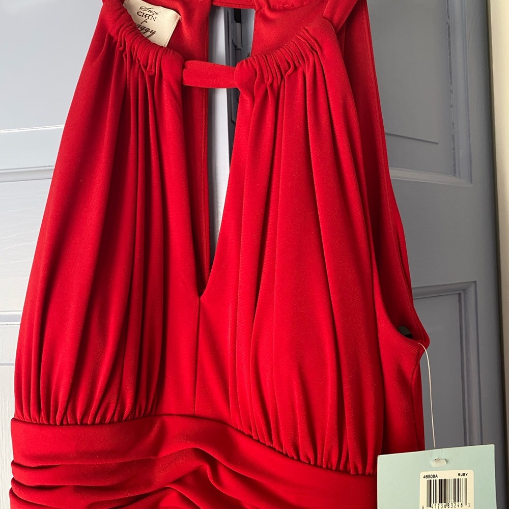 Suzi Chin for Maggy Boutique NWT red dress size 6